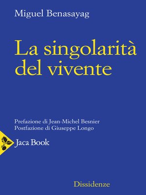cover image of La singolarità del vivente